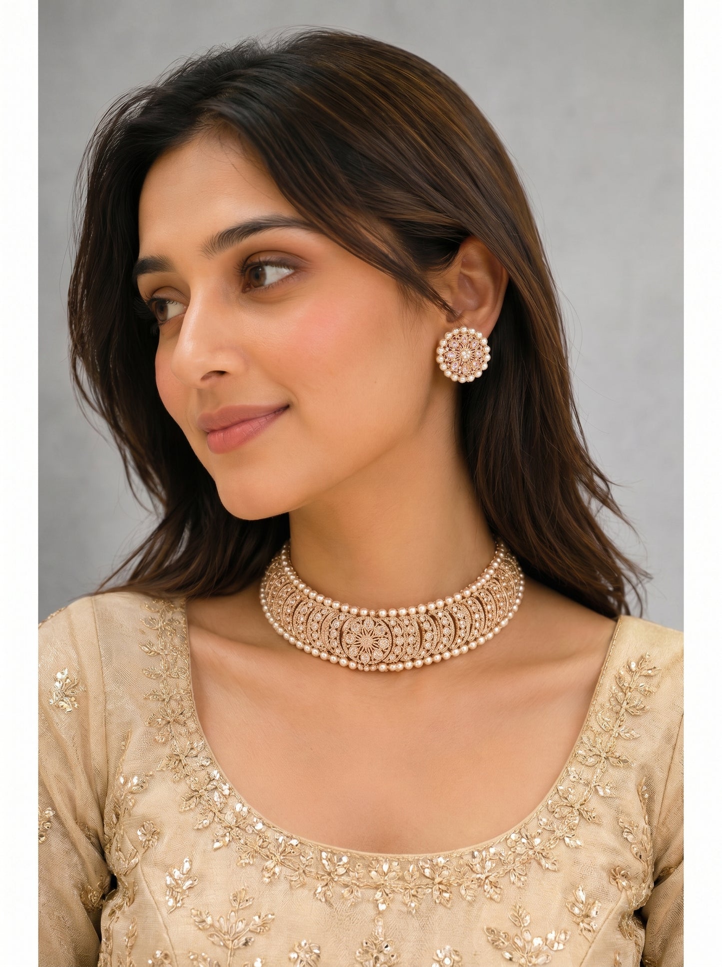 Jheel Choker Set